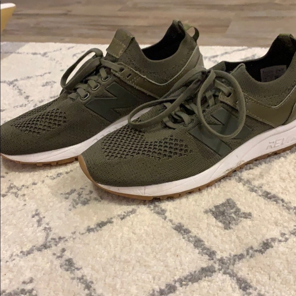 New Balance RevLite Olive Green Sneakers
